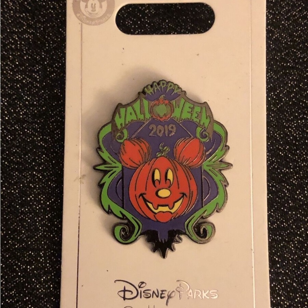 Disney Parks Happy Halloween 2019 Mickey Pumpkin Pin